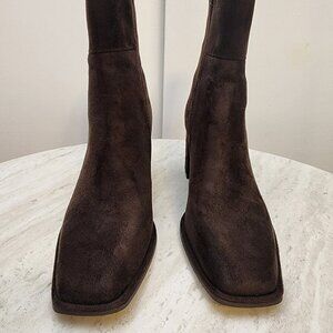 Madden Girl Monicaa Block-Heel Dark Chocolate 7.5M - C008